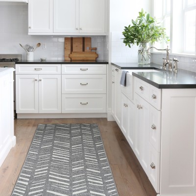 Konyhai szőnyeg Kitty szürke 20461/332 80x200 cm