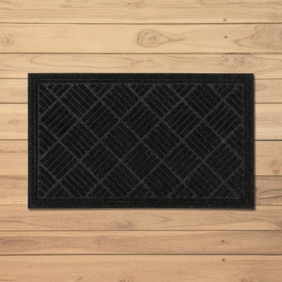 Lábtörlő Contours Parquet antracit 45x75 cm