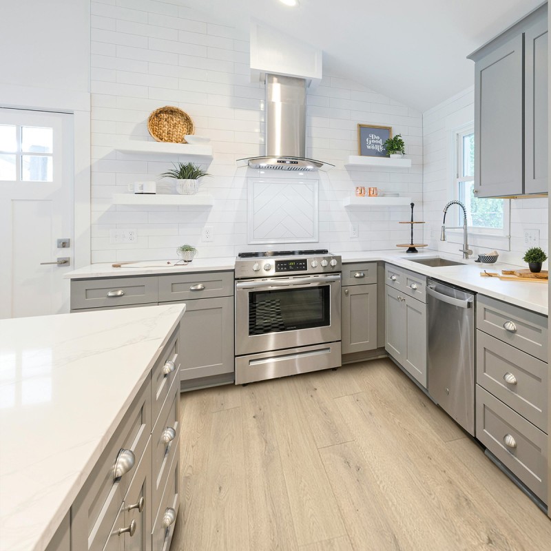 Vízálló laminált padló 10 mm/33/V4 Atlantic Mist Ethereal tölgy K668