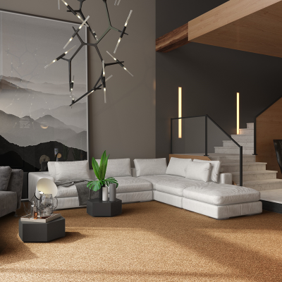 Padlószőnyeg Destiny narancssárga 31 4 m