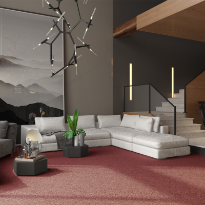 Padlószőnyeg Destiny bordó 35 4 m