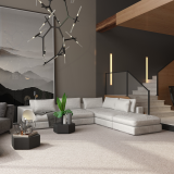 Padlószőnyeg Destiny világosszürke 71 4 m