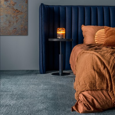 Exkluzív Padlószőnyeg Silky Lush acélkék 79 4 m