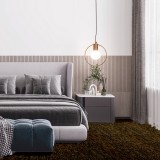 Padlószőnyeg Superstar sötétbarna 102 4 m