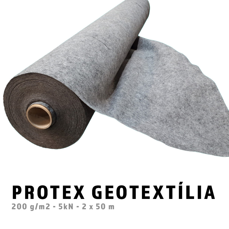 Geotextília Protex szürke 200 g/m2 5kN 2 m