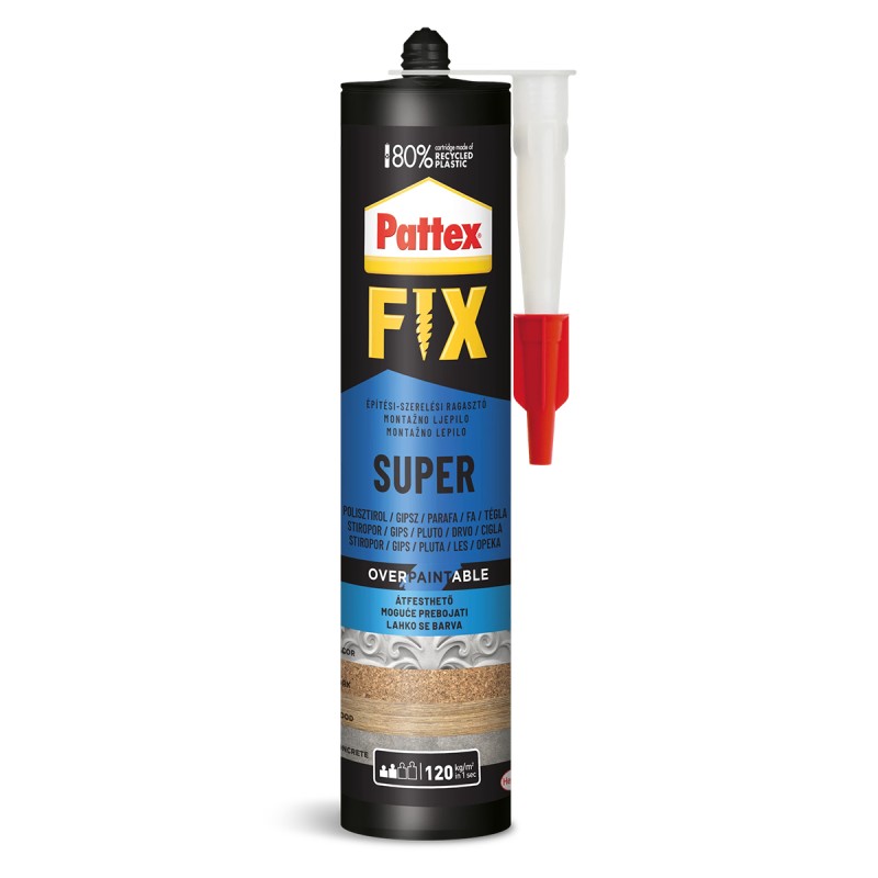 Segédanyagok Pattex Super Fix univerzális ragasztó beltéri 400 g