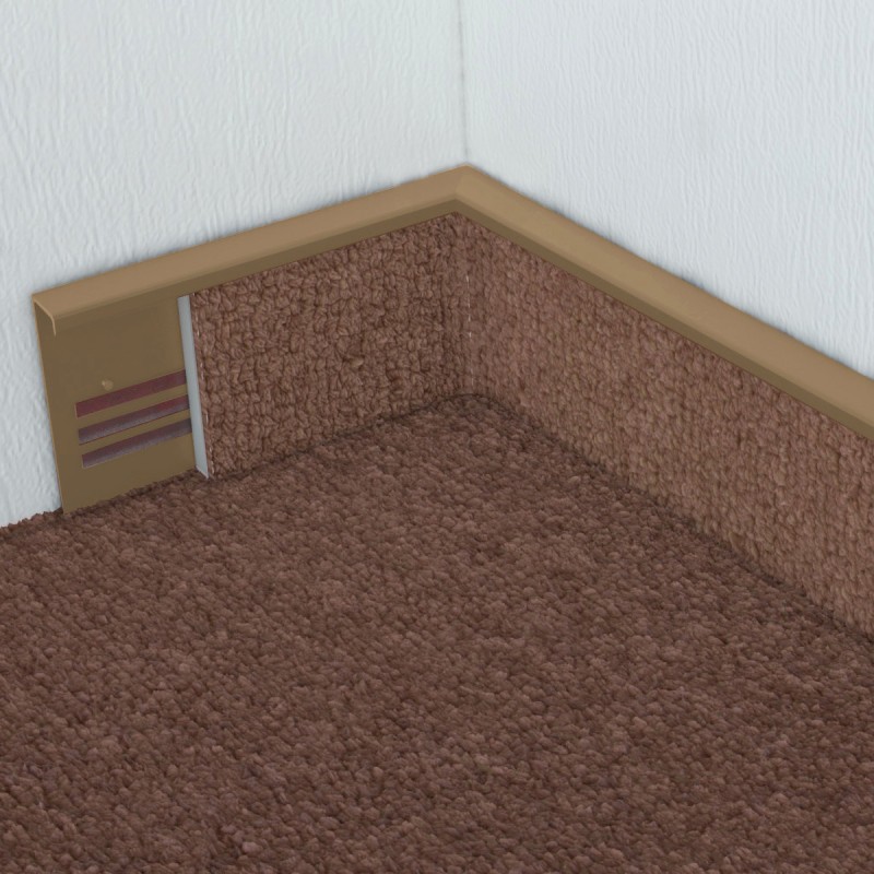 Padlószőnyeg szegélyléc (öntapadós) drapp 0295