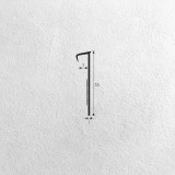 Padlószőnyeg szegélyléc (öntapadós) drapp 0295