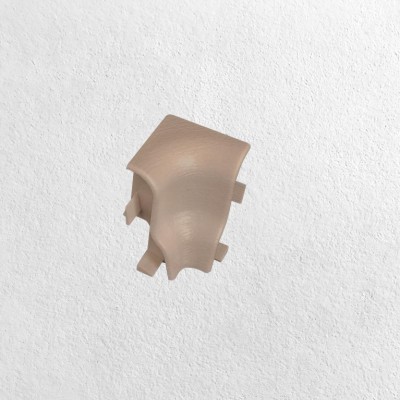 Szegélyléc belső sarokelem Megyerfa MDF szegélyhez 4 cm Country