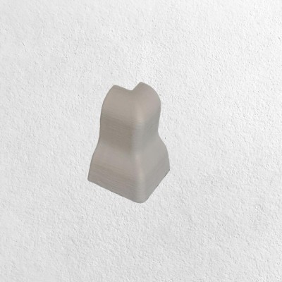 Szegélyléc külső sarokelem Megyerfa MDF szegélyhez 4 cm Szürke