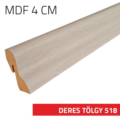 Szegélyléc MDF 4 cm Deres tölgy 518
