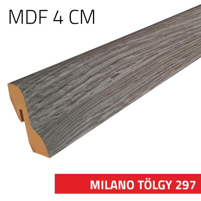 Szegélyléc MDF 4 cm Milano tölgy 297
