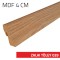 Szegélyléc MDF 4 cm Zalai tölgy 039