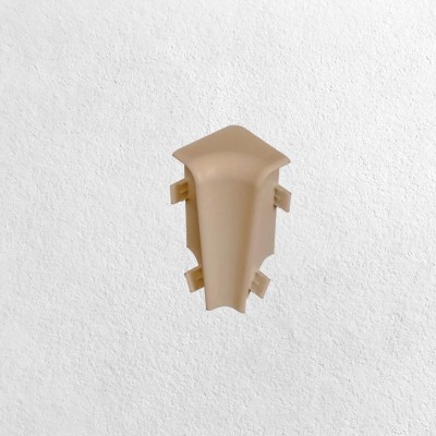 Szegélyléc belső sarokelem Megyerfa MDF szegélyhez 6 cm Country