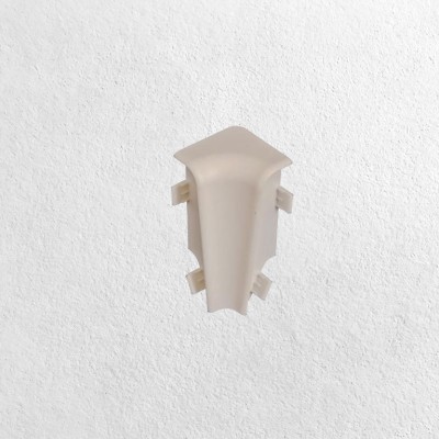 Szegélyléc belső sarokelem Megyerfa MDF szegélyhez 6 cm Szürke