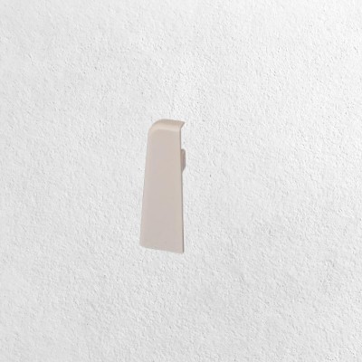 Szegélyléc jobb végzáró MDF szegélyhez 6 cm Szürke