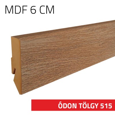 Szegélyléc MDF 6 cm Ódon tölgy 515