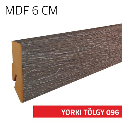 Szegélyléc MDF 6 cm Yorki tölgy 096
