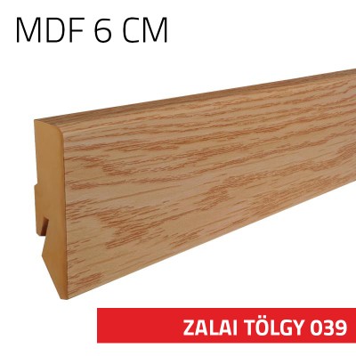 Szegélyléc MDF 6 cm Zalai tölgy 039