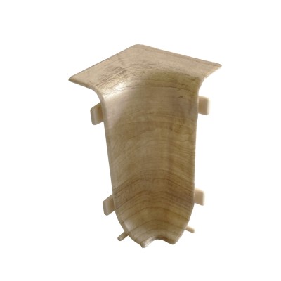 Szegélyléc 10556 belső sarokelem műanyag 5 cm 1595 Fehér juhar