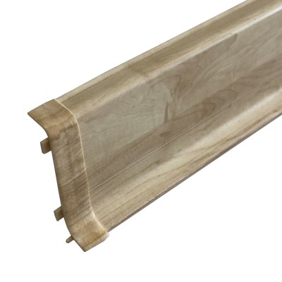 Szegélyléc 10556 toldó műanyag 5 cm 1595 Fehér juhar