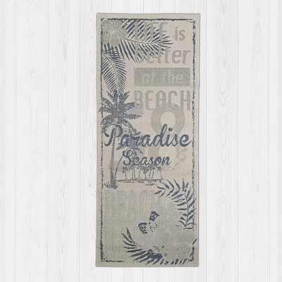 Konyhai szőnyeg Kitty bézs/kék 48557/951 80x200 cm