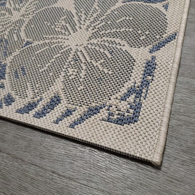 Konyhai szőnyeg Kitty bézs/kék 48557/951 80x200 cm