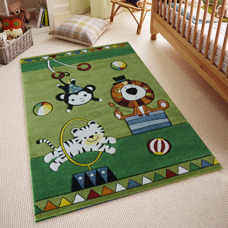 Szőnyeg Smart Kids zöld 22316 120x170 cm