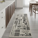 Konyhai szőnyeg Plutus szürke 1046-151 80x200 cm