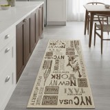 Konyhai szőnyeg Plutus bézs 1046-232 80x200 cm