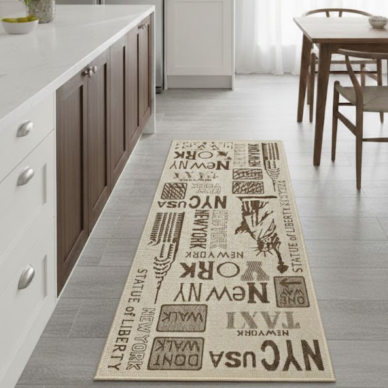 Konyhai szőnyeg Plutus bézs 1046-232 80x200 cm