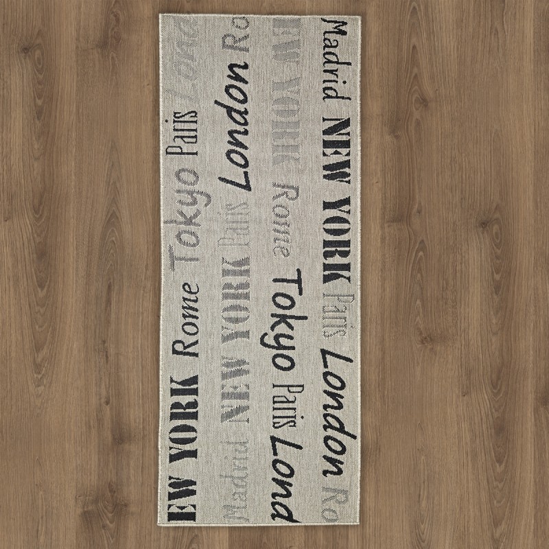 Konyhai szőnyeg Plutus szürke 1048-151 80x200 cm