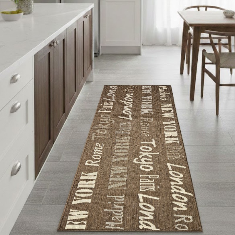 Konyhai szőnyeg Plutus bézs 1048-323 80x200 cm