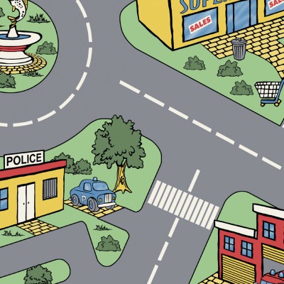 Tekercses vinyl padló Artifact Traffic 050 4 m (4 x 1,5 = 6 m2)