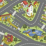 Tekercses vinyl padló Artifact Traffic 050 4 m (4 x 0,6 = 2,4 m2)