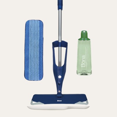 Tisztítószer Bona Hygéniás felülettisztító spray mop kő és laminált padlóhoz paddal utántöltővel