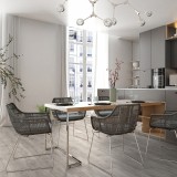 Vízálló laminált padló 8 mm/32/V4 Atlantic Silverdale tölgy K451 (Szinkronstruktúr)